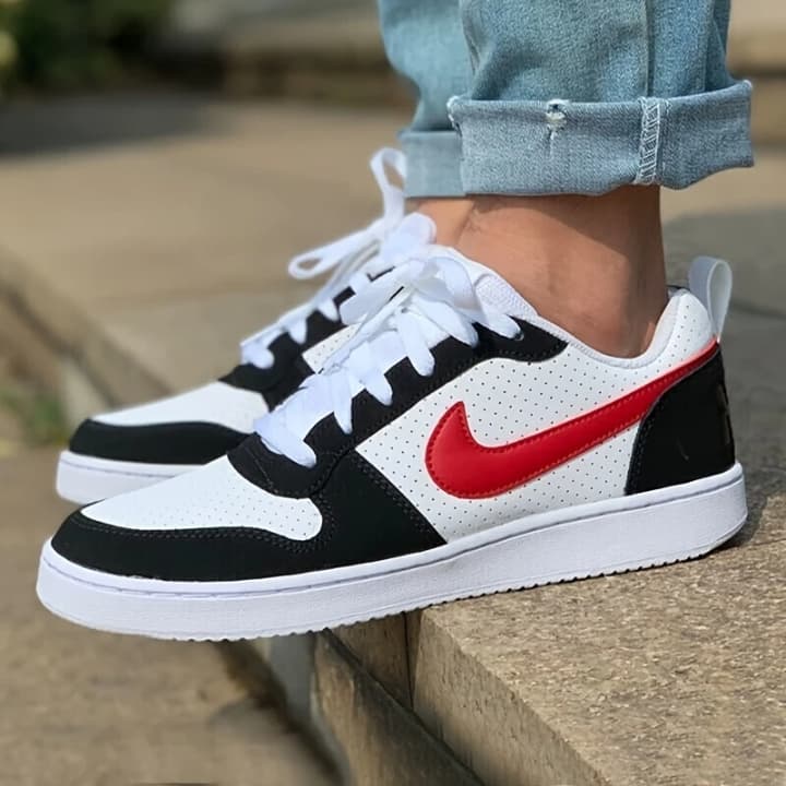 NIKE Men's Court Borough Retro Casual Sneakers