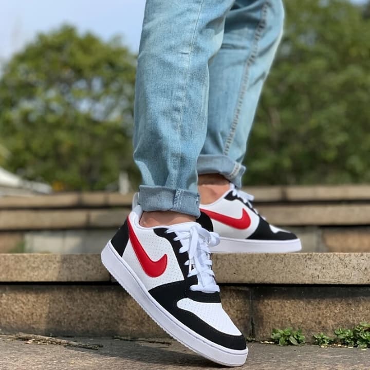 NIKE Men's Court Borough Retro Casual Sneakers